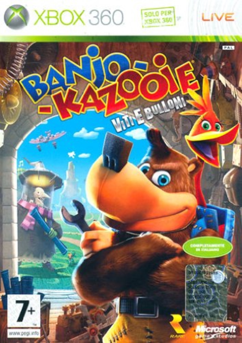 MICROSOFT Banko Kazooie viti e bulloni per Xbox 360
